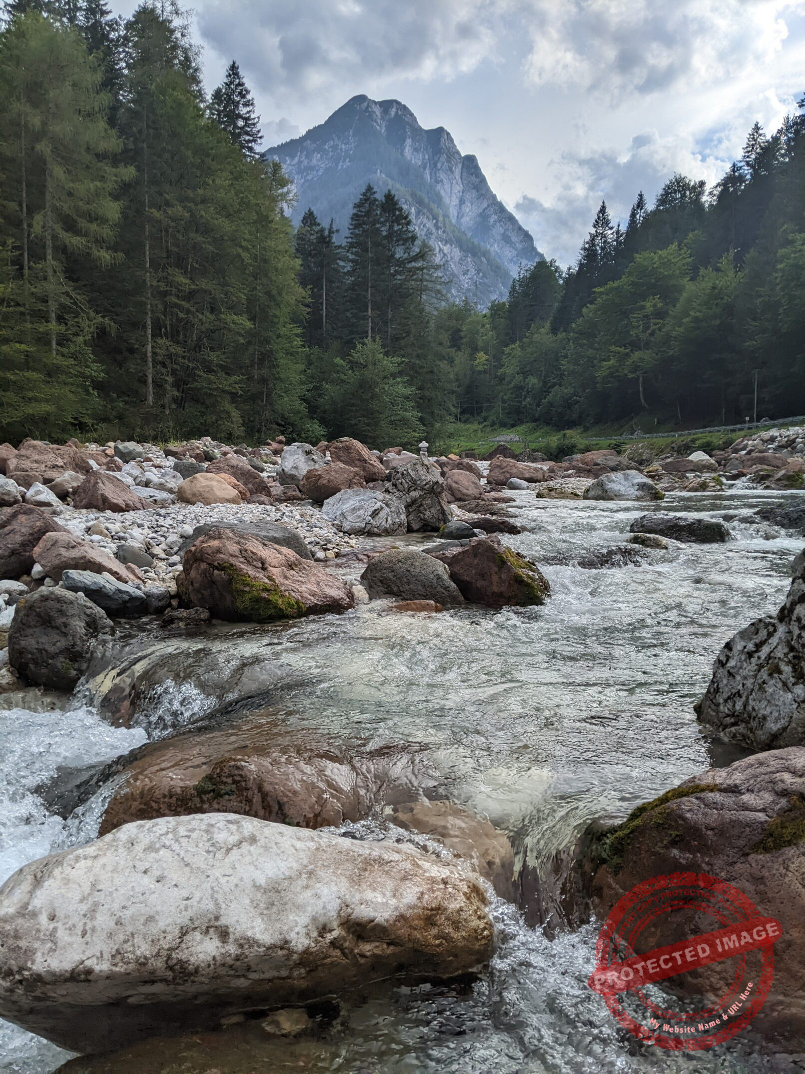 Vers le lac de Fusine